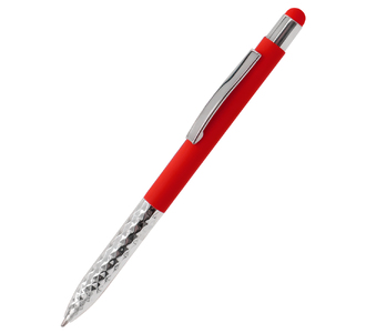 Ручка металлическая Party софт-тач, тёмно-красная-S