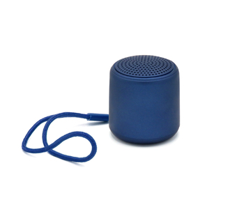 Беспроводная Bluetooth колонка Music TWS софт-тач, темно-синяя-S