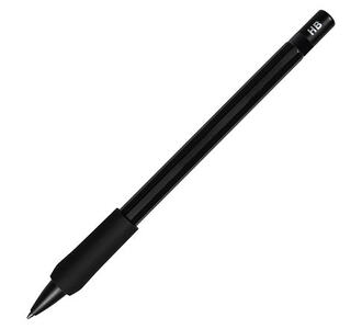 Карандаш шестигранный Hexagon Soft Grip, пластик, черный, твердость HB