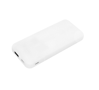 Внешний аккумулятор Arrida 5000mAh, с покрытием Baby skin, белый