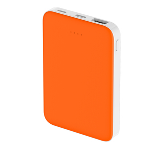 Внешний аккумулятор Fluffy, 5000 Mah, оранжевый