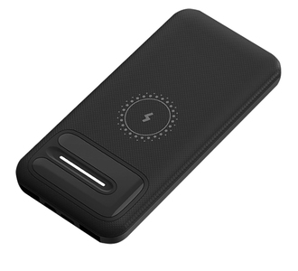 Внешний аккумулятор Odyssey, 10000 mAh с беспроводной зарядкой, черный