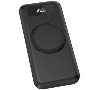 Внешний аккумулятор Authority с беспроводной зарядкой (5W), 10000 mAh, чёрный