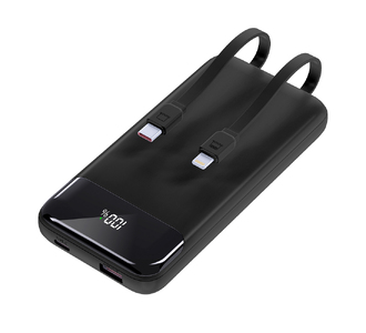 Внешний аккумулятор Nero с быстрой зарядкой (до 22,5W), 10000 mAh, чёрный