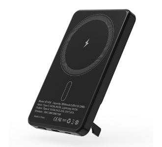 Внешний аккумулятор c беспроводной зарядкой Superb, 5000 mAh, черный