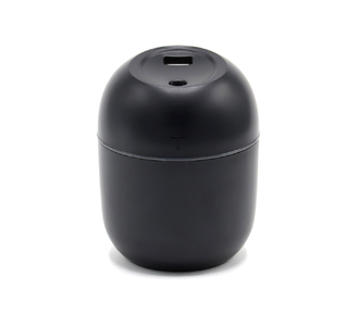 Светодиодный USB увлажнитель Egg с подсветкой, черный-S