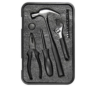 Набор инструментов Tools Baltimore черный 6 в 1 в пластиковом футляре