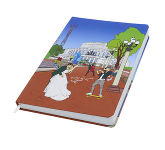 Записная книжка A5 Dziuna Театр в клетку 15 x 21 см