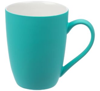 Кружка Good Morning с покрытием софт-тач, бирюзовая