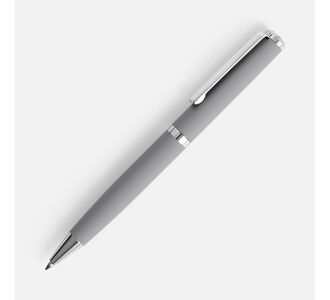 Ручка шариковая Inkish Chrome в футляре, серая