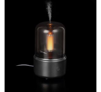 Увлажнитель-ароматизатор с подсветкой mistFlicker, черный