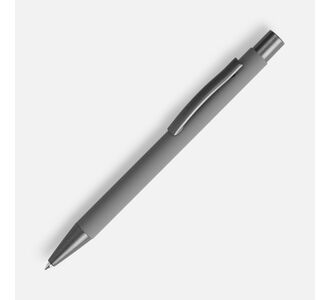 Ручка шариковая Atento Soft Touch, серая