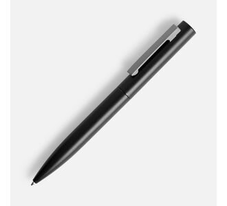 Ручка шариковая Inkolor, черная с серым