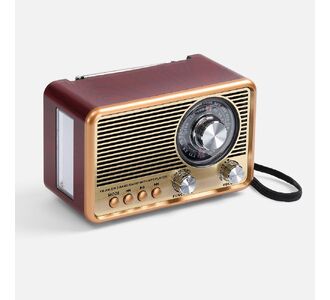 Bluetooth-колонка с радио Listenberg, коричневая
