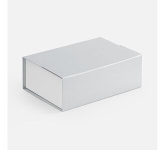 Коробка Bicolor Case, белая с серым