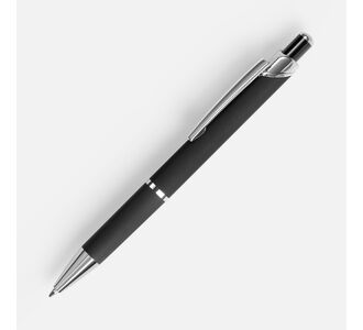 Ручка шариковая Chromos Soft Touch, черная