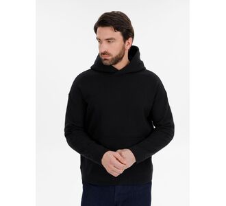 Худи оверсайз унисекс Snuggie, черное