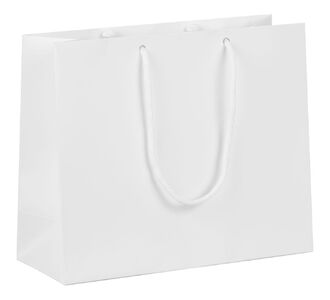 Пакет бумажный с ламинацией Lami Tote S, белый