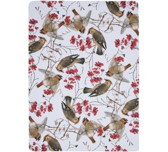 Флисовый плед Winter Bird