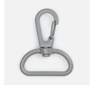 Застежка-карабин Snap Hook, L, серая