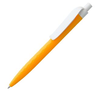 Ручка шариковая Prodir QS01 PMP-P, оранжевая с белым