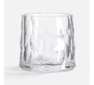 Стакан небьющийся Sate Crystal, вращающийся, прозрачный