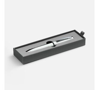 Ручка шариковая Bolt Soft Touch в футляре, белая