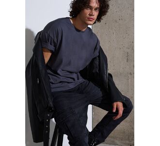 Футболка Oversize Premium, темно-серая (антрацит)