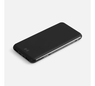 Аккумулятор с беспроводной зарядкой All Day Wireless, 10000 мАч, черный