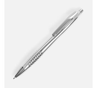 Ручка шариковая Barracuda, серебристая