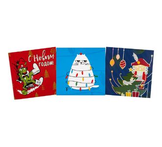 Набор Warmest Wishes: 3 открытки с конвертами