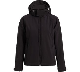 Куртка женская Hooded Softshell черная