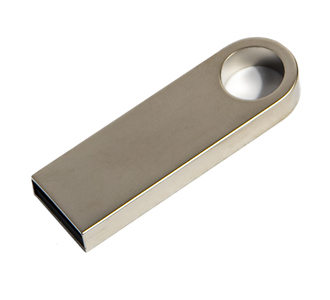 USB flash-карта SMART (8Гб), серебристая, 3,9х1,2х0,4 см, металл