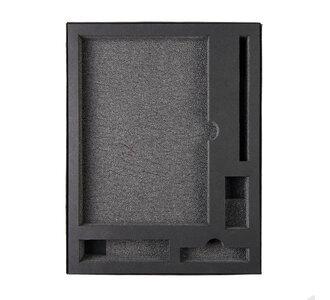 Коробка "Tower", сливбокс, размер 20*29*4.5 см, картон черный,300 гр. ложемент изолон