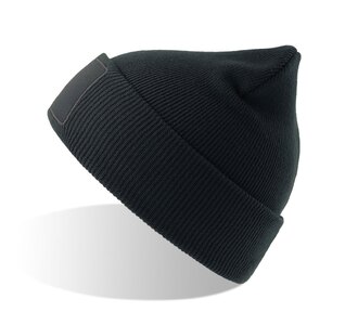 Шапка вязаная двойная Wind-S с патчем