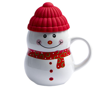 Кружка SNOWMAN с крышкой