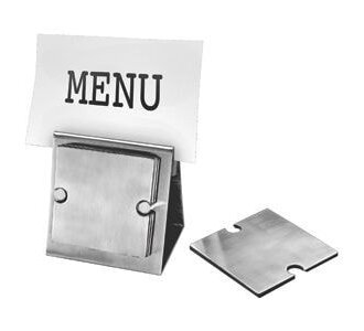 Подставки под кружку/стакан "Dinner" 6 штук и держатель для меню;10,5х7,8х10,5 см;8,3х8,3х0,2см