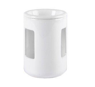 Аромалампа SCENT, белый, 12,5х8,5см, керамика=