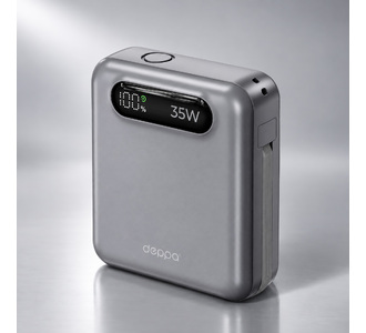 Внешний АКБ NRG Turbo Cable 10000 mAh, 35Вт