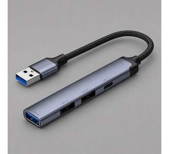 USB-хаб USB-A 3.0 + 2xUSB-A 2.0 + USB-C