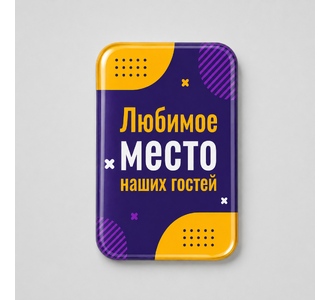 Объемный стикер из эпоксидной смолы на дверь вертикальный