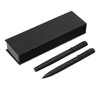 Подарочный набор из 2-х ручек «Black Lama» soft-touch