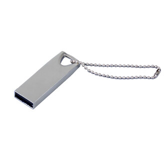 USB 2.0-флешка на 512 Мбайт с мини чипом и отверстием для цепочки