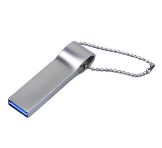 USB 3.0-флешка на 16 Гб с мини чипом и боковым отверстием для цепочки