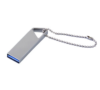 USB 3.0-флешка на 128 Гб с мини чипом и отверстием для цепочки
