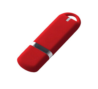 USB 2.0- флешка на 2 Гб, soft-touch