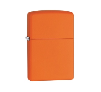 Зажигалка ZIPPO Classic с покрытием Orange Matte
