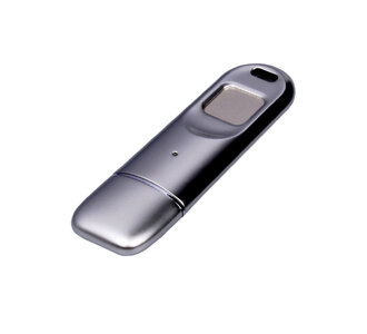 USB 3.0-флешка на 64 Гб со сканером отпечатков пальцев в подарочной упаковке