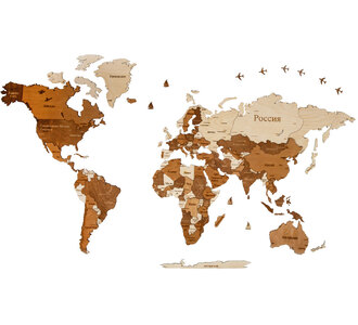 Интерьерная карта мира «World»