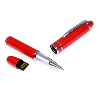 USB 2.0- флешка на 16 Гб в виде ручки с мини чипом